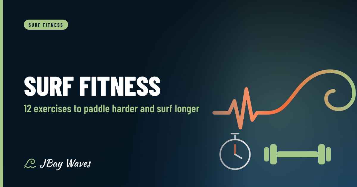Illustration of a heartbeat line that turns into a breaking wave, with a stopwatch and a dumbbell